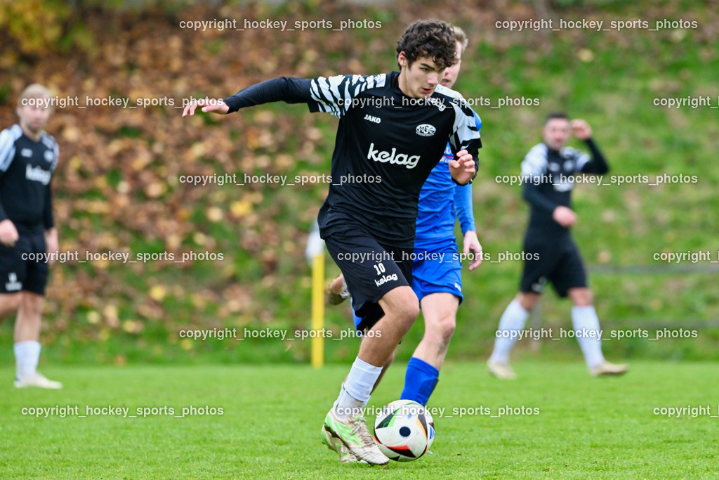 MSC Magdalen vs. SV Wernberg | #10 Luca Guggenberger MSC Magdalen, MSC Magdalen vs. SV Wernberg, MSC Magdalen vs. SV Wernberg am 10.11.2024 in Magdalen (Sportplatz Magdalen), Austria, (Photo by Bernd Stefan)