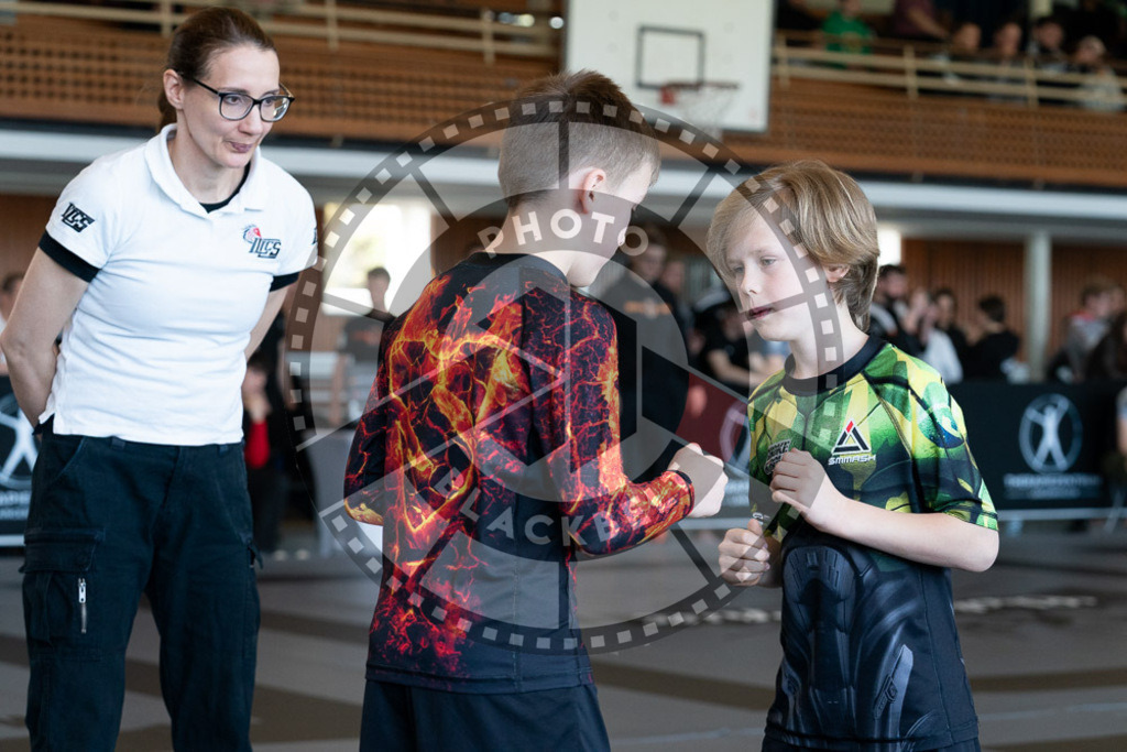 20250329PBB0832 | Fighters compete during the International Luta Livre (ILLCS) Germany IX Spring 2025 Competition spring on March 29, 2025 in Hannover, Germany.© Chiara Dazi