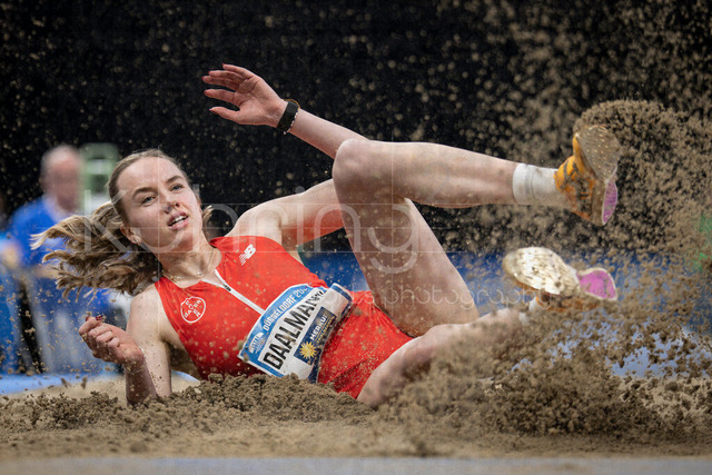 ISTAF Indoor; Duesseldorf, 24.01.2026 | DUESSELDORF, GERMANY - JANUARY 24:  Imke Daalmann (GER) during long jump of the ISTAF Indoor Dusseldorf at PSD Bank Dome on January 24, 2026 in Duesseldorf, Germany. 