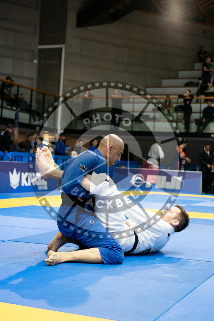20240124PBB04274 | Fighters compete during the second day of the IBJJF European Championship in Paris, France, on January 24, 2024.