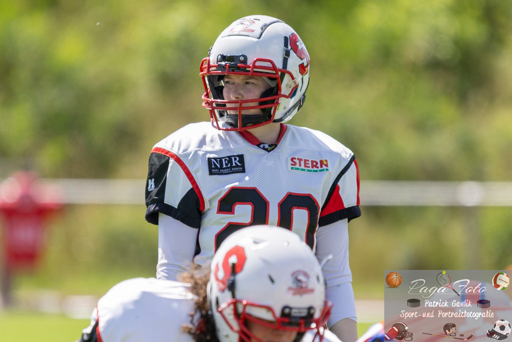 GFLW 1: German Football League Women 1: Rodgau Pioneers Ladies - Stuttgart Scorpions Sisters, 07.06.2026 | Dinah Laura Naegele (Stuttgart Scorpions Sisters #20), Rodgau Pioneers Ladies - Stuttgart Scorpions Sisters, Rodgau, Maingau-Energie-Stadion "Am Weichsee", 7.6.2026 - Realisiert mit Pictrs.com