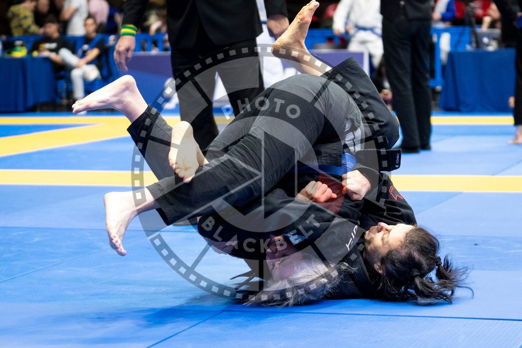 20240122PBB5974 | Fighters compete during the second day of the IBJJF European Championship in Paris, France, on January 22, 2024.