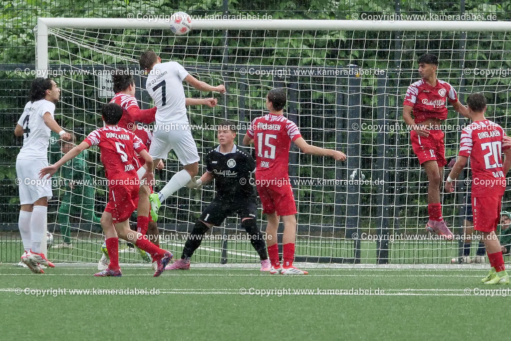 Fußball : C-Junioren : Aufstieg Regionalliga West : SUS 09 Dinslaken - Vfb 03 Hilden am 04.06.2026 in Dinslaken | Fußball : C-Junioren : Aufstieg Regionalliga West : SUS 09 Dinslaken (rotr Trikots)- Vfb 03 Hilden (weiße Trikots) am 04.06.2026 in Dinslaken - Realisiert mit Pictrs.com