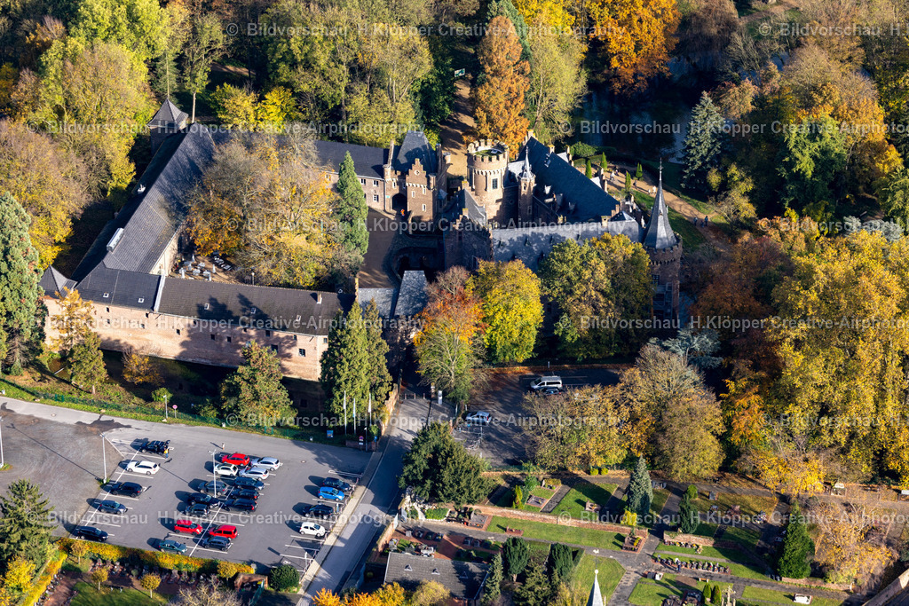 Luftbild Schloss Paffendorf in Bergheim im Rhein-Erft-Kreis-6757 | Luftbildfotografie und Luftbildfotograf Hermann Klöpper - Realisiert mit Pictrs.com