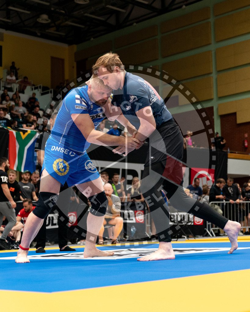 20230916PBB7003 | Fighters compete during the grappling tournement ADCC Trials (European, Middle East and African Championship) in Warsaw, Poland, on September 16, 2023.