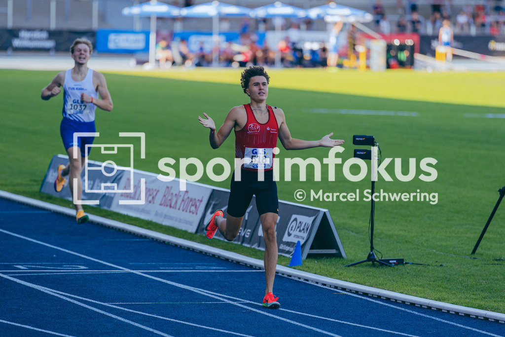 Deutsche Meisterschaften U20 / U16 2026 | Piet Hoyer, Königsteiner LV, 518 1500-Meter-Lauf, Finale, Deutsche Meisterschaften der U20 &amp; U16 2026, Lohrheidestadion Bochum-Wattenscheid, 11.07.2026. Foto: Marcel Schwering / sportimfokus - Realisiert mit Pictrs.com