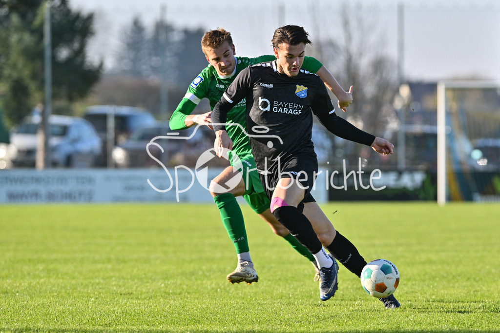 FC Pipinsried - TSV 1861 Nördlingen | Im Duell Jonathan GRIMM (TSV #8) / Valdrin KONJUHI (Pipi #23)