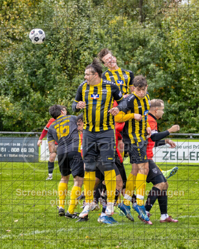 20251005_132956_0091-Bearbeitet-2 | #,TSV Ottenbach (gelb) vs. TV Birenbach (rot), Fussball, Kreisliga B8, Bezirk Neckar/Fils, 07. Spieltag, Saison 2025/2026, Rasenplatz, Rasensportplatz, Im Buchs, 73113 Ottenbach, 05.10.2025 - 13:00 Uhr,Foto: PhotoPeet-Sportfotografie/Peter Harich