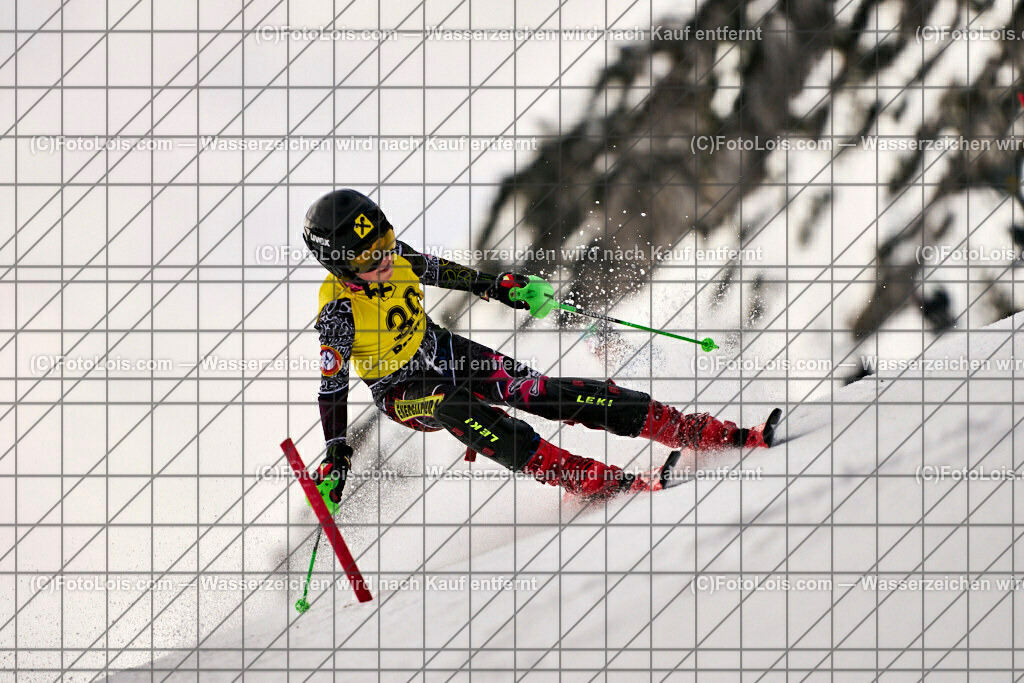 ALP7977_NOe-Kinder-LM_SL-I_Hochkar_Bachner Jakob | (C)FotoLois.com, Alois Spandl. NÖ Kinder-Landesmeisterschaft, SLALOM im Draxlerloch am Hochkar, erster Lauf, So 18. Februar 2024.