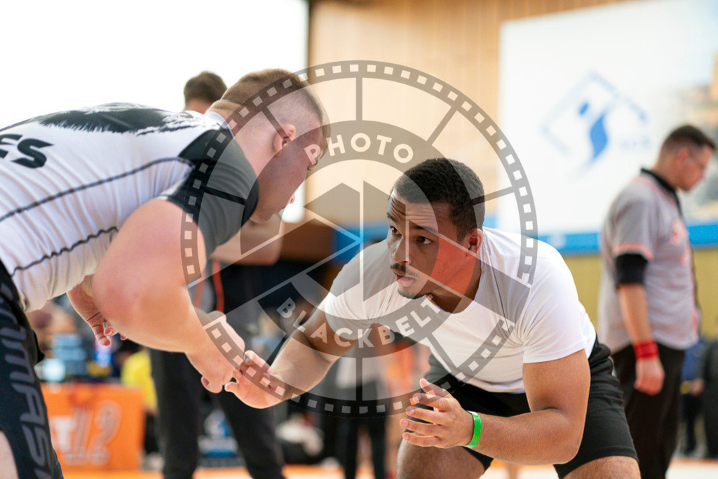 20240915PBB3656 | Athletes compete during the Grappling Industries’ grappling and Brazilian jiu-jitsu competition in Berlin, on September 15, 2024.