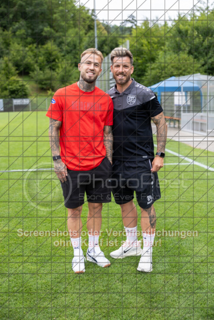 20250706_175227_2346 | #,TSG Salach (blau) vs. 1.FC Heidenheim (rot), Fußball, Freundschaftsspiel - WfV, Saison 2025/2026, Rasensportplatz, Staufenecker Str. 41, 73084 Salach, 06.07.2025 - 15:30 Uhr,Foto: PhotoPeet-Sportfotografie/Peter Harich