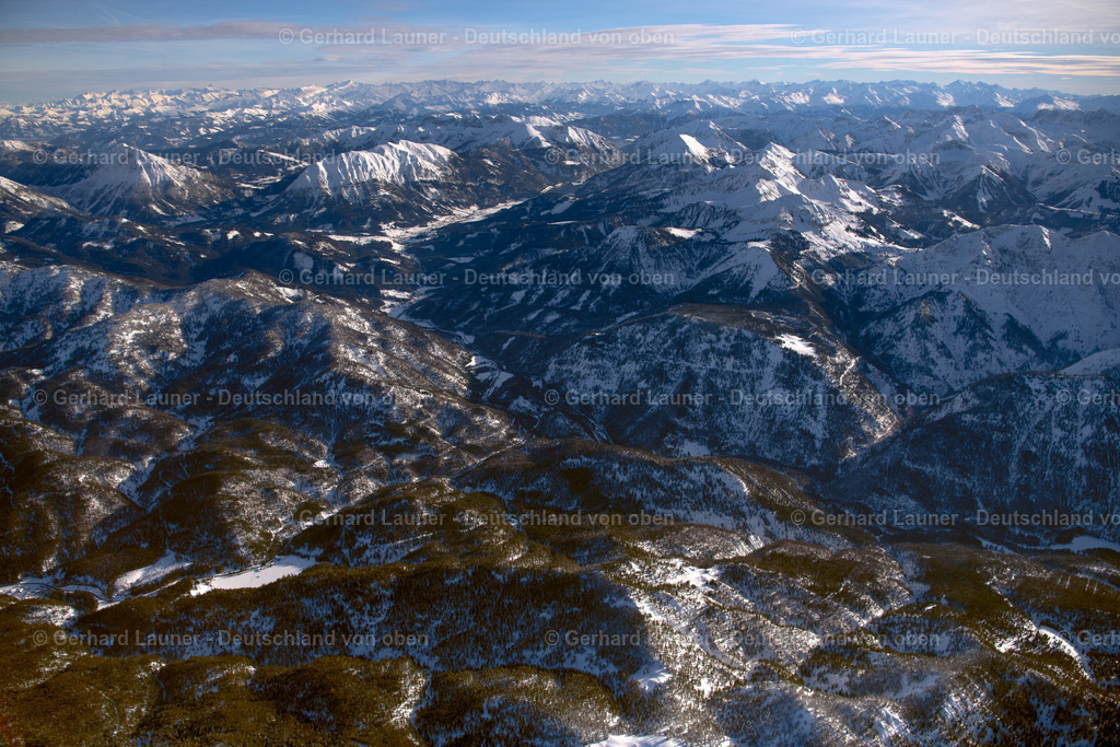 3900300 | Blick von Achenwald südöstl. über die Alpen