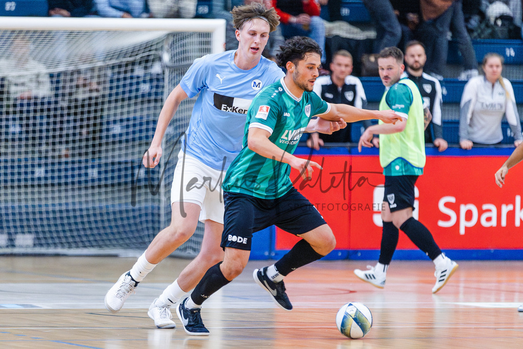 47. Stadtmeisterschaften im Hallenfußball 2025, Zwischenrunde, Zwischenrunde | Stadtmeisterschaften im Hallenfußball 2025, Zwischenrunde, Sporthalle Berg Fidel in Münster. Foto: sportfotografie.ms | Markus Paletta - Realisiert mit Pictrs.com