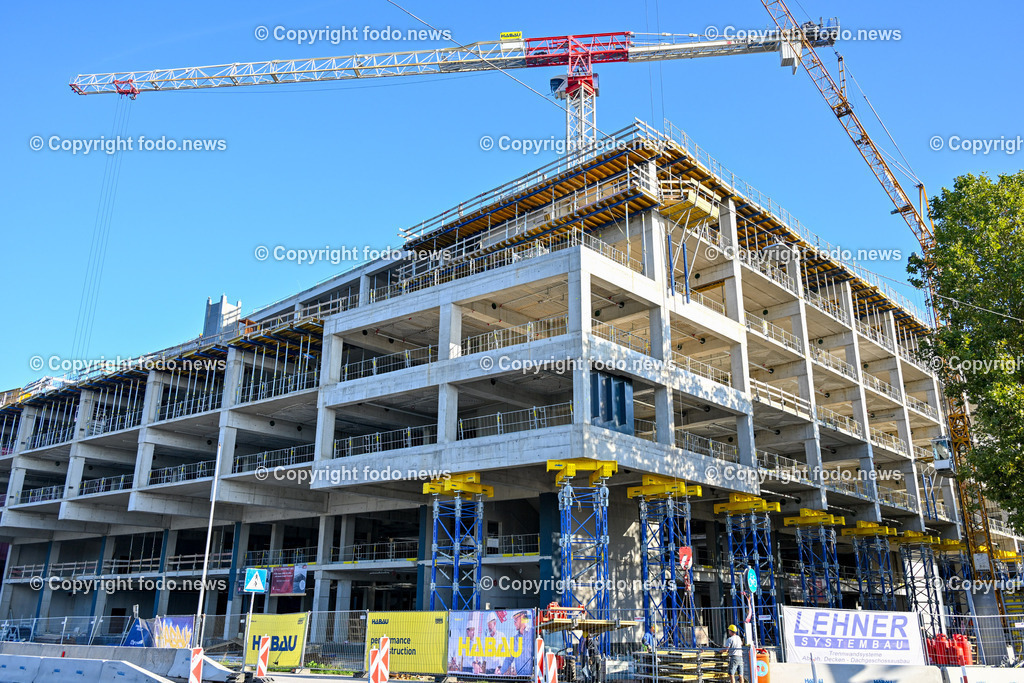 Linz_ Hafenstrasse_ Baustelle Moebel Lutz_ 20.09.2023-13 | 20.09.2023, Linz, AUT, Hafenstrasse, im Bild Baustelle Moebel Lutz

Drohne