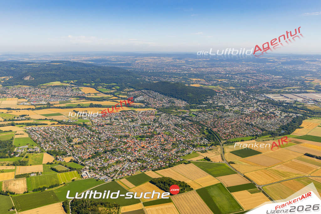 Luftaufnahme Großenritte Baunatal - Die Luftaufnahme wurde 2025 vom UL-Flugzeug heraus erstellt ( ohne Drohne ) - Hochauflösende Luftaufnahme - für professionelle Ausdrucke geeignet. Die Geschenkidee !Mit Lizenz und Bildrechte bestellbar