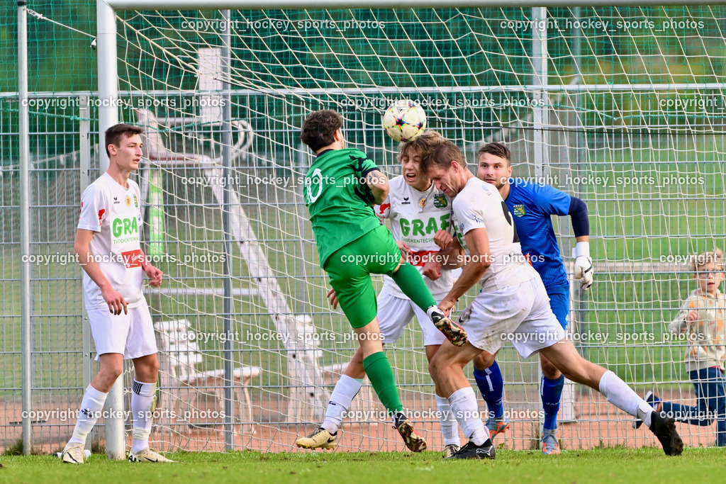 SC Landskron vs. Rapid Lienz | #8 Lukas Schrott Rapid Lienz, #10 Nemanja Lukic SC Landskron, #3 Valentin Christian Dorer Rapid Lienz, #44 Jakub Corej Rapid Lienz, #2 Martin Wibmer Rapid Lienz, SC Landskron vs. Rapid Lienz, SC Landskron vs. Rapid Lienz am 22.09.2024 in Villach (Sportanlage Landskron), Austria, (Photo by Bernd Stefan)