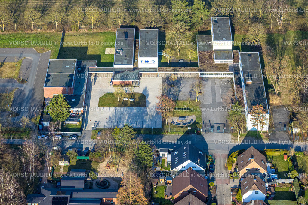 Hamm260203253 | Luftbild, Friedrich-List-Berufskolleg mit Schulhof (Nebenstelle), Muntenburgstraße, Stadtbezirk Herringen, Hamm, Ruhrgebiet, Nordrhein-Westfalen, Deutschland