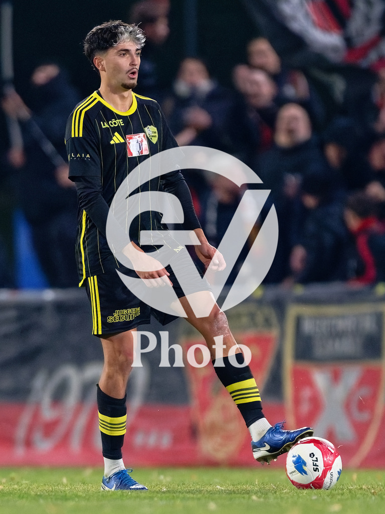 Coupe Suisse - 1/8 de finale - FC Stade Nyonnais v Neuchatel Xamax |  during the Coupe Suisse - 1/8 de finale match between FC Stade Nyonnais and Neuchatel Xamax at Centre sportif de Colovray in Nyon, Switzerland