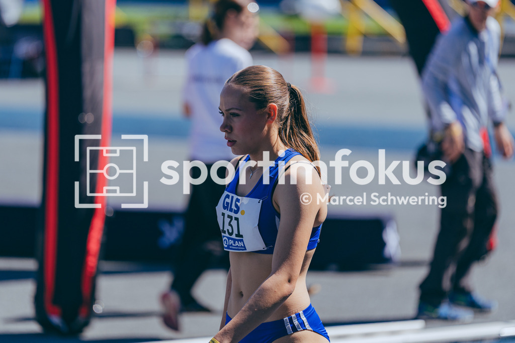 DM U23 U18 Bochum 2026 | Marit Sander (VfL Spremberg), Startnummer 131 bei den Deutschen Meisterschaften der U18 &amp; U23 2026 im Lohrheidestadion in Bochum-Wattenscheid. - Realisiert mit Pictrs.com