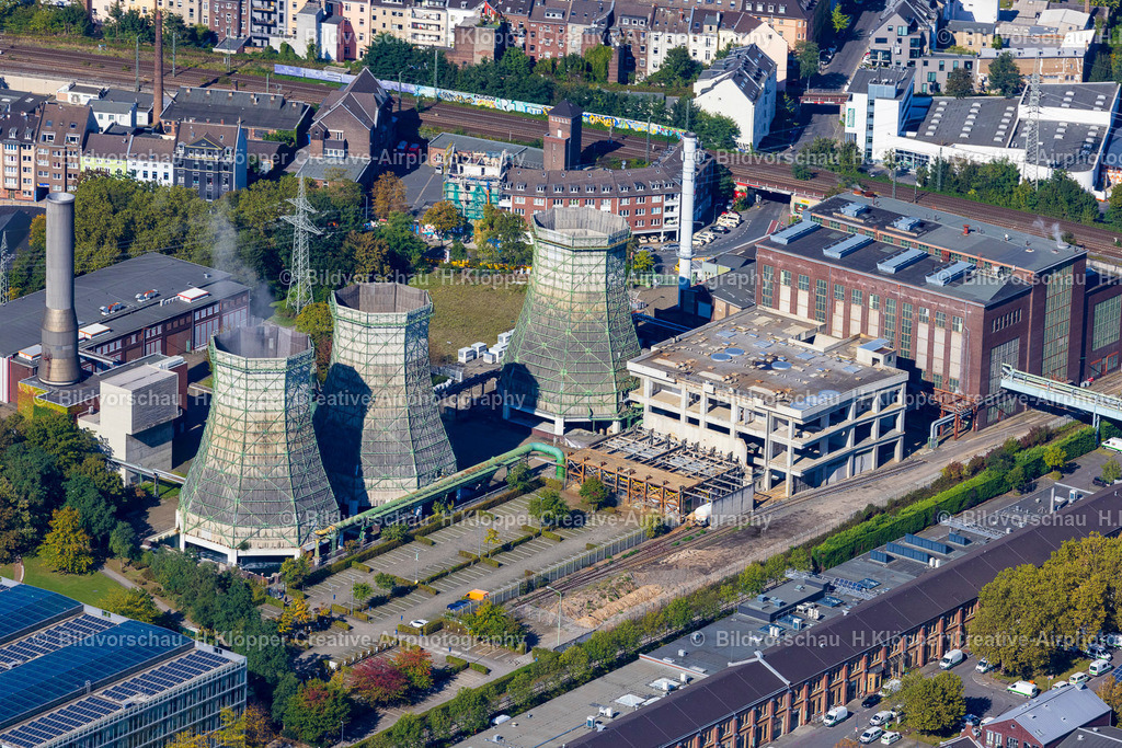 Luftbilder Düsseldorf-5036 | Luftbild Düssedlorf Heizkraftwerk Flingern - Realisiert mit Pictrs.com