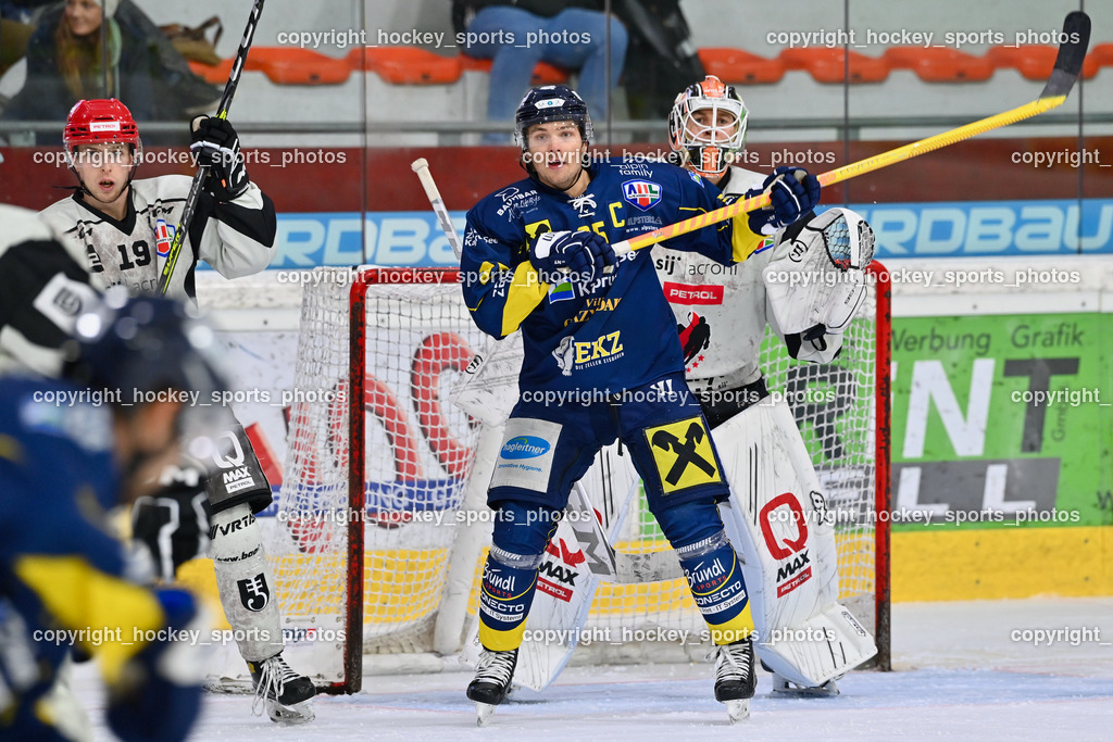 EK Zeller Eisbären vs. HDD Jesenice 1.10.2022 | #19 Sersen Gasper, #25 Berger Hubert, #46 Karjalainen Antti
