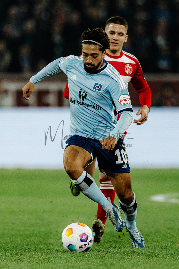 2. Bundesliga, Saison 2023/24, 25. Spieltag: Fortuna Düsseldorf - Hamburger SV | Düsseldorf, 08.03.2024: 2. Bundesliga, 25. Spieltag, Fortuna Düsseldorf gegen Hamburger SV in der Merkur Spiel-Arena in Düsseldorf. Foto: sportfotografie.ms | Markus Paletta - Realisiert mit Pictrs.com