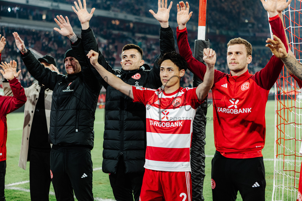 2. Bundesliga, Saison 2023/24, 25. Spieltag: Fortuna Düsseldorf - Hamburger SV | Düsseldorf, 08.03.2024: 2. Bundesliga, 25. Spieltag, Fortuna Düsseldorf gegen Hamburger SV in der Merkur Spiel-Arena in Düsseldorf. Foto: sportfotografie.ms | Markus Paletta - Realisiert mit Pictrs.com