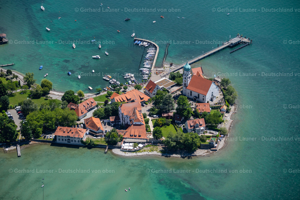 4031578 | Halbinsel Wasserburg am Bodensee, mit Hafen und Schloßhotel