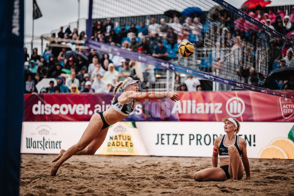 Beachvolleyball | Frauen | Allianz German Beach Tour 2025 | Tourstop Hamburg | 01.06.2025 | Melanie Paul springt zum Ball