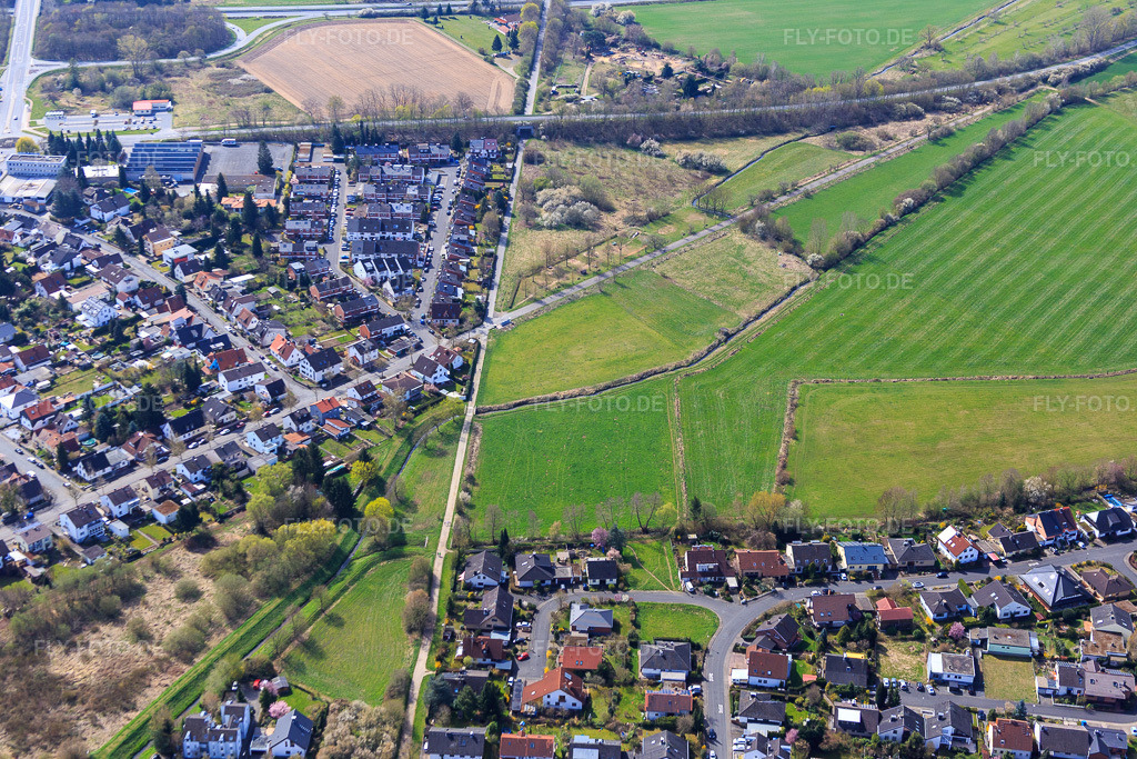 Luftbild: Südwestring in Dieburg im Bundesland Hessen in Deutschland. Foto: IMG_077316.jpg vom 12.04.2015 durch Werner Riehm/FLY-FOTO.de