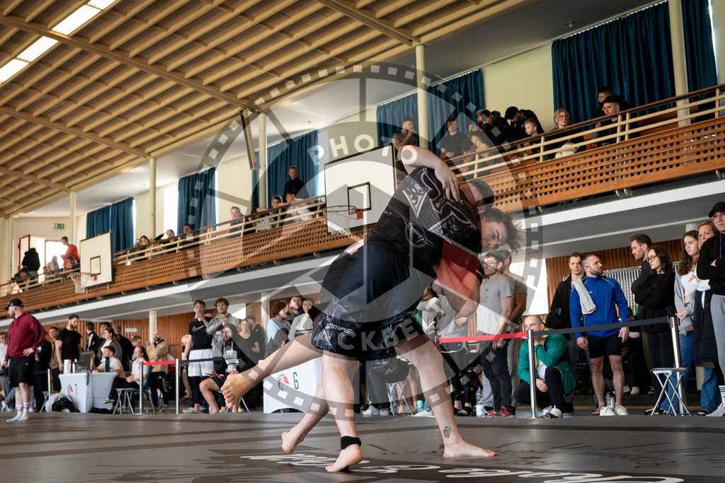 20240309PBB5102 | Fighters compete during the International Luta Livre (ILLCS) Spring Championship in Hannover, Germany, on March 9, 2024.