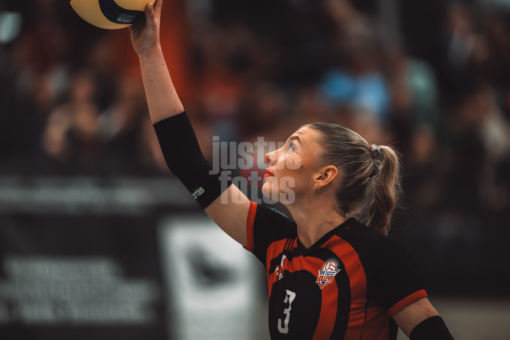 Volleyball | Frauen | Saison 2025/2026 | Volleyball Bundesliga | ETV Hamburger Volksbank Volleys vs. USC Münster | 22.01.2026 | Lina Köster (#3, ETV Hamburger Volksbank Volleys)