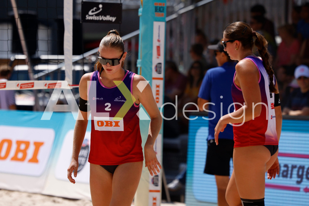 Obi BeachTour 2026 - Basel | BASEL, SWITZERLAND - JULY 18: LIVIA STOLZ (SUI) during the Obi BeachTour 2026 match between CSONTOS / DEECKE (SUI) and WANDELER / STOLZ (SUI) at Barfüsserplatz on July 18, 2026 in Basel, Switzerland. - Realisiert mit Pictrs.com