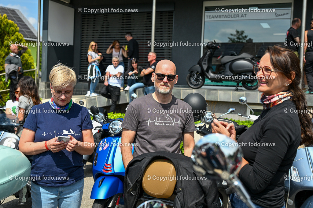Lets Vespa togehter_ Neuhofen_ 05.05.2024-109 | 05.05.2024, Neuhofen, Kremsmuenster, AUT, Lets Vespa togehter 2024, Vespatreffen, im Bild Teilnehmer Vespatreffen, Motorsport Stadler