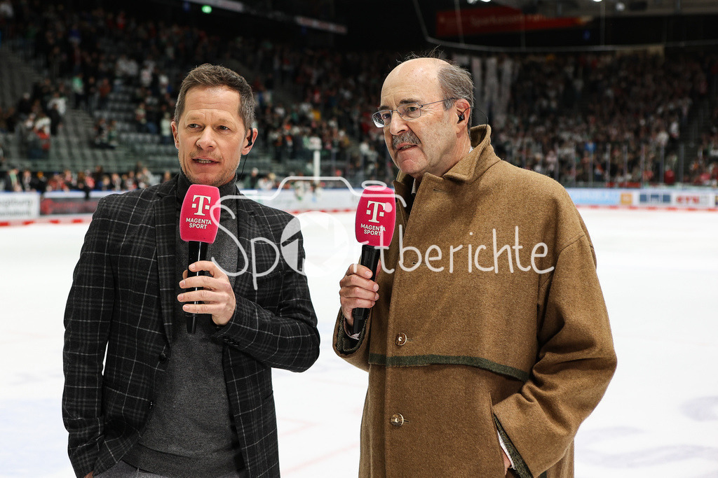 Augsburger Panther - Nürnberg ICE Tigers | Sascha BANDERMANN und Fritz von Thurn und Taxis analysieren das Retro Derby zwischen Augsburg und Nuernberg nach der Partie / DEL Retro Spiel / Magentasport / Magenta Sport