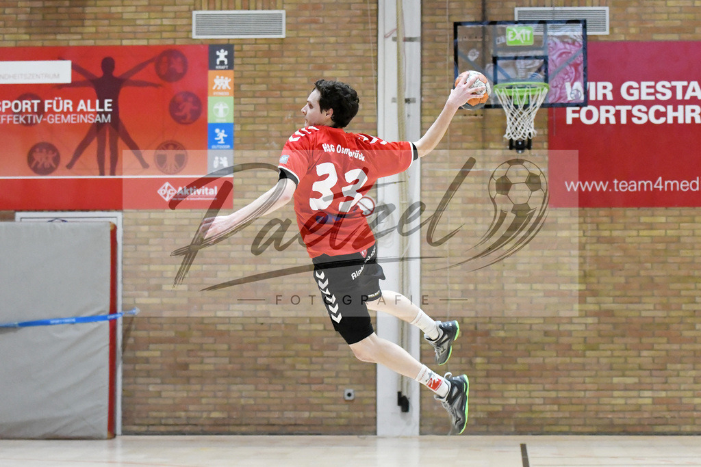 20200125_HSGHGJ_0050 | Handball, Herren:   beim Spiel der Landesliga zwischen HSG Osnabrück vs. HG Jever/Schortens am 25.01.2020 in der OSC-Halle in Osnabrück, Deutschland.(Foto von Nico Paetzel) - Realisiert mit Pictrs.com