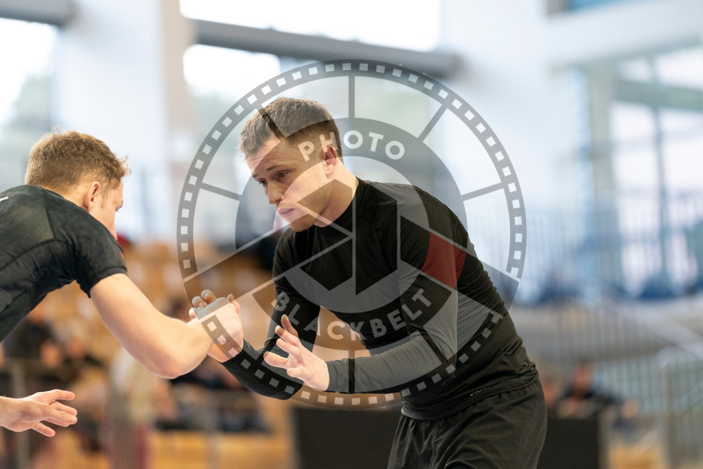 20240316PBB0918 | Athletes compete during the ADCC Eastern European Open grappling Competition in Poznan, Poland, on March 16, 2024.
