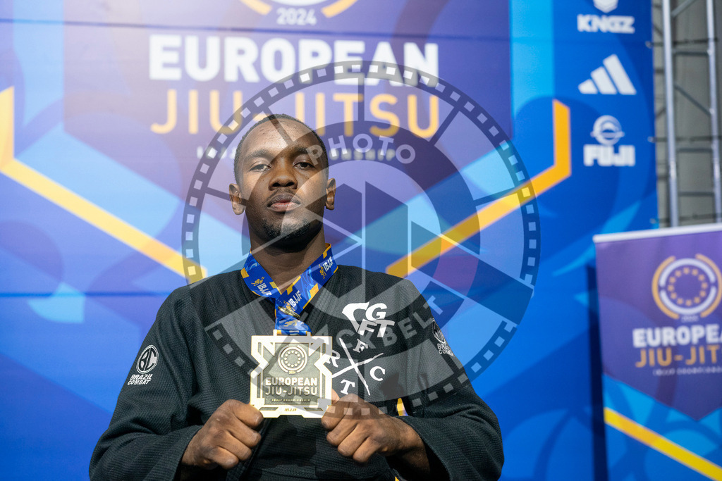 20240123PBB03006 | Fighters compete during the second day of the IBJJF European Championship in Paris, France, on January 23, 2024.