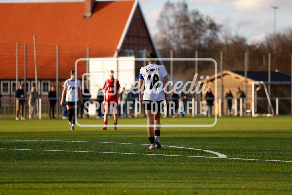 Fußball I Frauen I Saison 2025-2026 I AOK NFV Pokal I SV Meppen 1912 e.v. U20 2 - SpVg Aurich I 01.03.2026-65 | Emma Kobytzki (18, SV Meppen 1912 e.v.) - Realisiert mit Pictrs.com