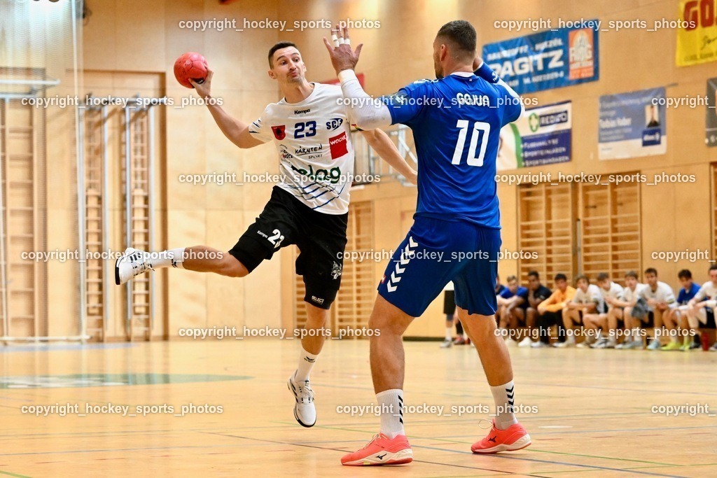SC Ferlach vs. RK Zagreb 24.8.2023 | #23 Kocbek Jure, #10 Jakov Gojun