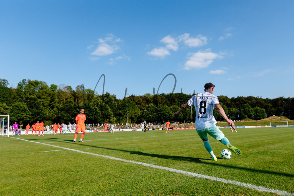 Testspiel, Saison 2026/27: SC Preußen Münster - Kickers Emden | Billerbeck, 10.07.2026: Testspiel, SC Preußen Münster gegen Kickers Emden auf der Anlage des DJK Billerbeck in Billerbeck. Foto: sportfotografie.ms | Markus Paletta - Realisiert mit Pictrs.com