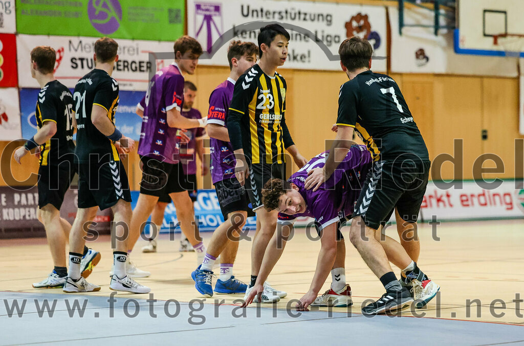 2023-12-16_050_SpVgg_Altenerding_gegen_HF_Scheyern | Erding, Deutschland, 16.12.2023:
Handball, Bezirksoberliga Männer 2023 / 2024, 11. Spieltag, SpVgg Altenerding gegen HF Scheyern, Endergebnis: 33:21

Foto: Christian Riedel / fotografie-riedel.net