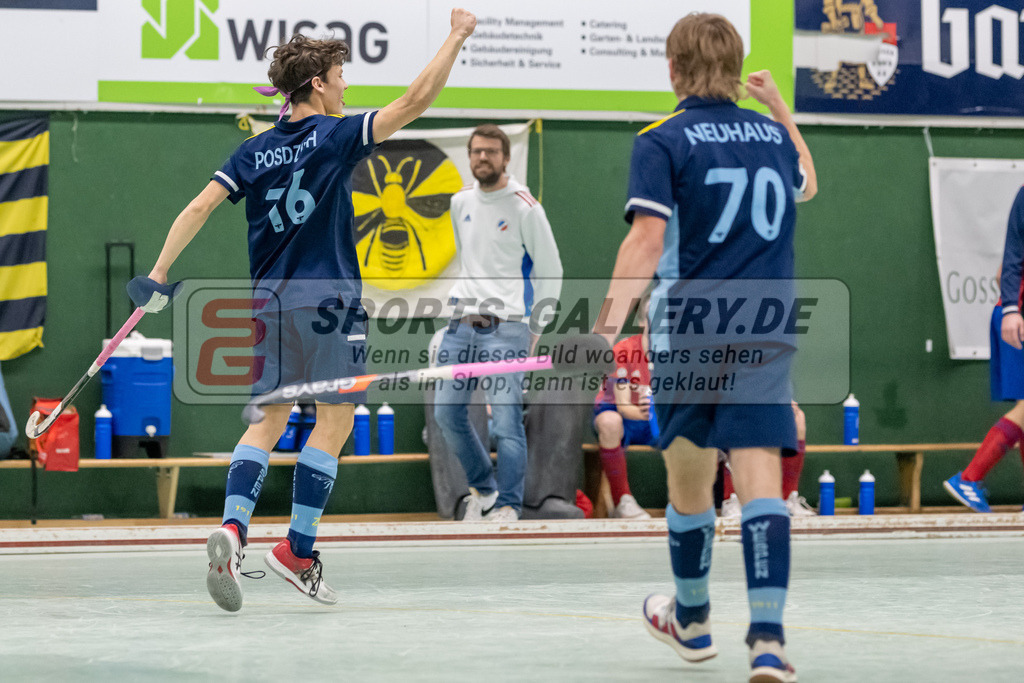 SFE_20230304_0015 | Deutsche Meisterschaft Männliche U16 Halle 2023 am 04.03.2023 in Köln (KTHC Stadion Rot-Weiss Köln Tennis and Hockey Club), Photo: Stephan Fehrmann 2022 (Sports-Gallery)