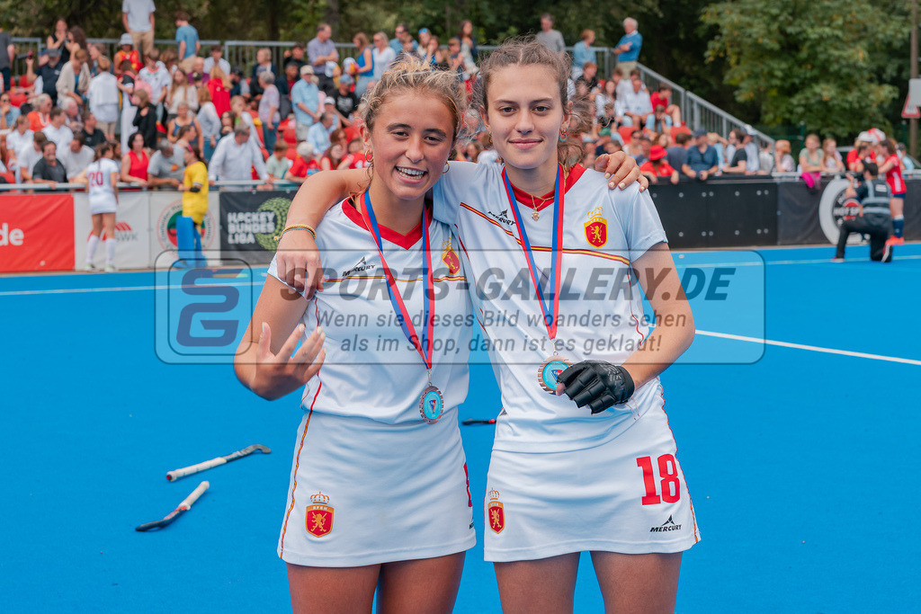 HK_20230716_902471 | Euro Hockey WU18 Siegerehrungen Championship Girls &amp; Boys am 16.7.2023 CHTC , Krefeld ,