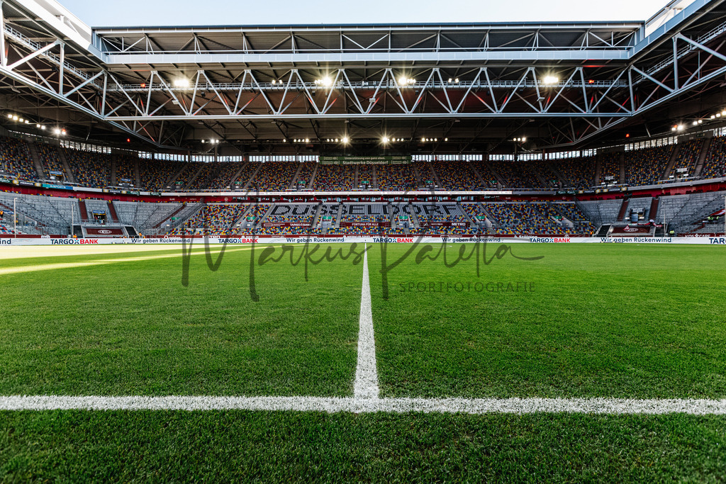 2. Bundesliga, Saison 2024/25, 28. Spieltag: Fortuna Düsseldorf - SC Preußen Münster | Düsseldorf, 05.04.2025: 2. Bundesliga, 28. Spieltag, Fortuna Düsseldorf gegen SC Preußen Münster in der Merkur Spiel-Arena in Düsseldorf. Foto: sportfotografie.ms | Markus Paletta - Realisiert mit Pictrs.com