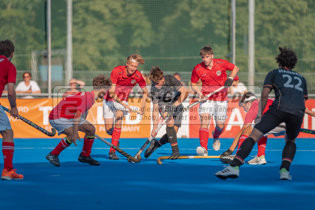 HK_20230710_100894 | Euro Hockey MU18 Austria - Germany Championship Girls &amp; Boys am 10.7.2023 CHTC , Krefeld ,