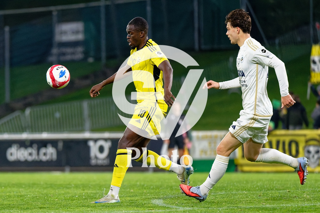 dieci Challenge League - FC Stade Nyonnais v Etoile Carouge FC |  during the dieci Challenge League match between FC Stade Nyonnais and Etoile Carouge FC at Centre sportif de Colovray in Nyon, Switzerland