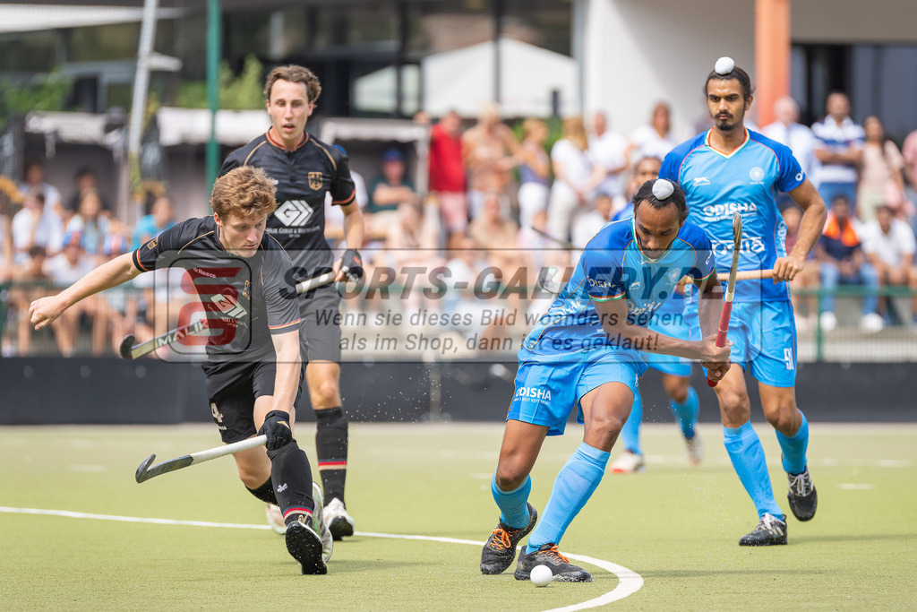 HK_20230822_103681 | 4 Nations Tournament Spiel um Platz 1 ( MU21 ) Indien - Germany am 22.8.2023 DHC Düsseldorf, Düsseldorf ,