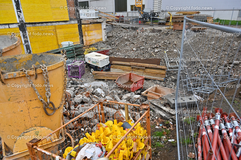 Schachermayer Linz_ Baustelle_ Raimundstrasse_ 27.03.2023-5 | 27.03.2023, Schachermayer Linz, AUT, Baustelle Schachermayer Linz, im Bild Abriss Gebauede Schachermayer Linz Raimundstrasse