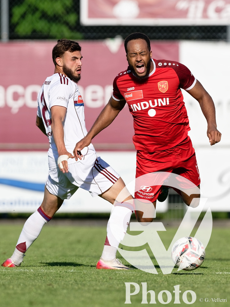 Lancy FC  v Servette FC M-21  - 1ere ligue Classic  | Geneva, Switzerland - April 25 : during the 1ere ligue Classic  match between Lancy FC  and Servette FC M-21  at Stade de Marignac on April 25 , 2026 in Geneva, Switzerland.